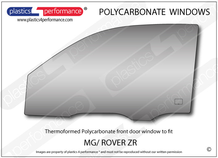 Vetri in Policarbonato per MG Rover ZR