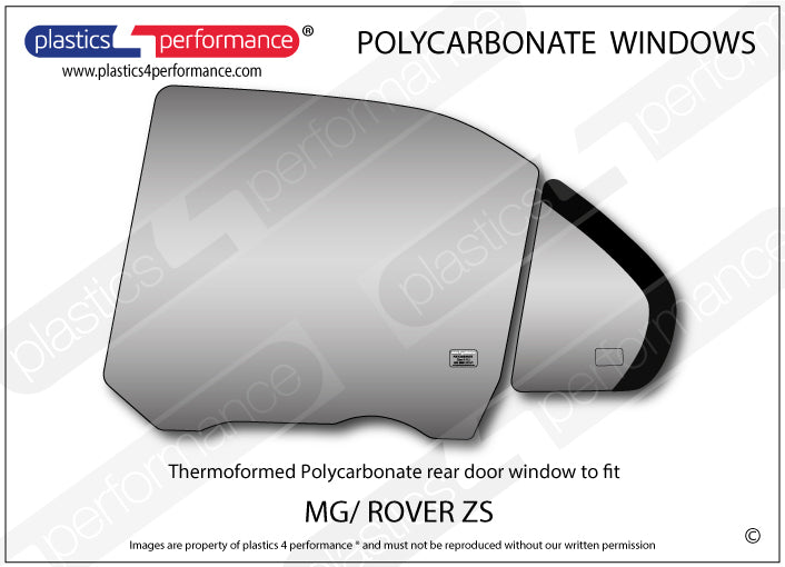 Vetri in Policarbonato per MG Rover ZS