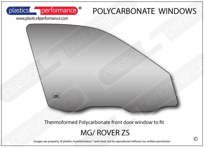 Vetri in Policarbonato per MG Rover ZS