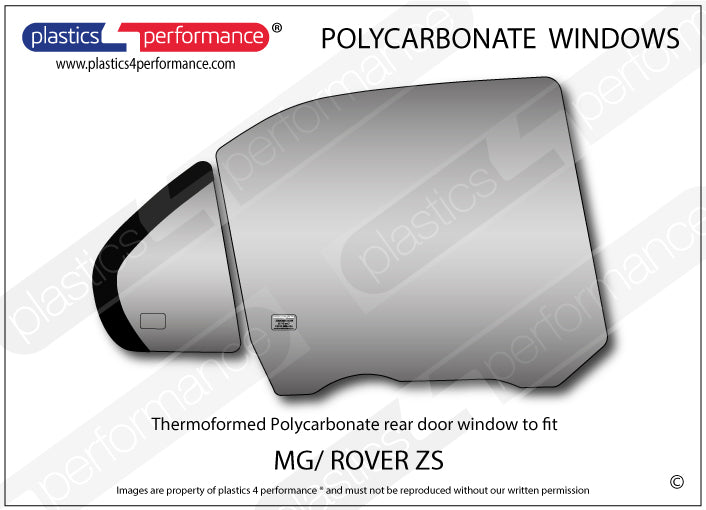 Vetri in Policarbonato per MG Rover ZS