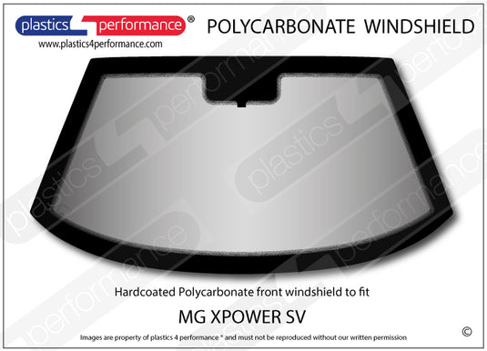 Vetri in Policarbonato per MG XPower SV