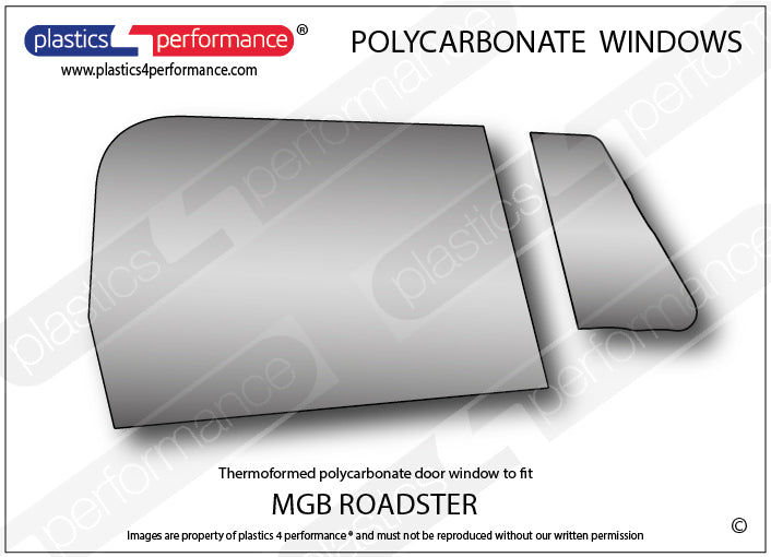 Vetri in Policarbonato per MG MGB Roadster