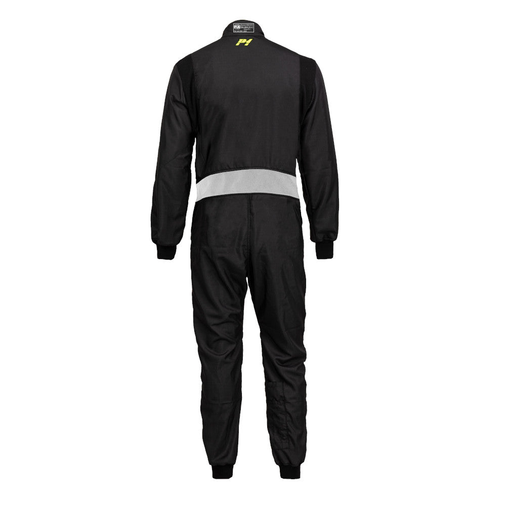 Tuta P1 Gent.Evo Nero / Grigio Chiaro (FIA 8856-2018)
