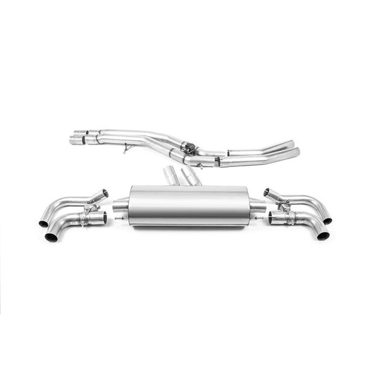 Linea di scarico Milltek SSXAU898 per Audi RSQ8 dopo