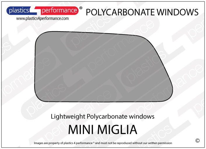 Vetri in Policarbonato per Mini Miglia