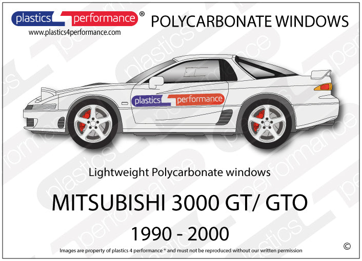 Vetri in Policarbonato per Mitsubishi 3000GT