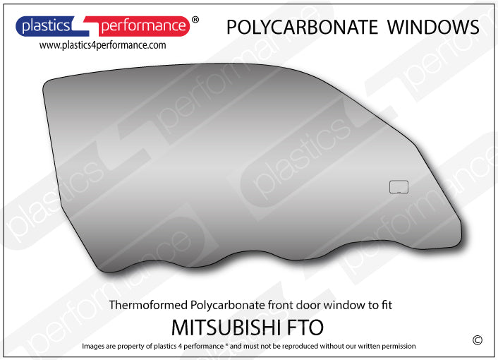 Vetri in Policarbonato per Mitsubishi FTO