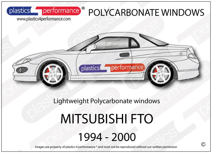 Vetri in Policarbonato per Mitsubishi FTO