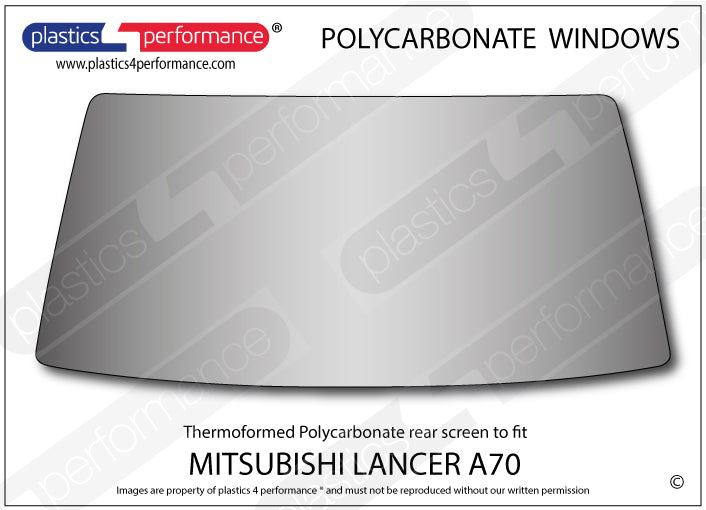 Vetri in Policarbonato per Mitsubishi Lancer A70