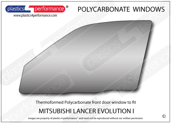 Vetri in Policarbonato per Mitsubishi Lancer Evo 1 (I)