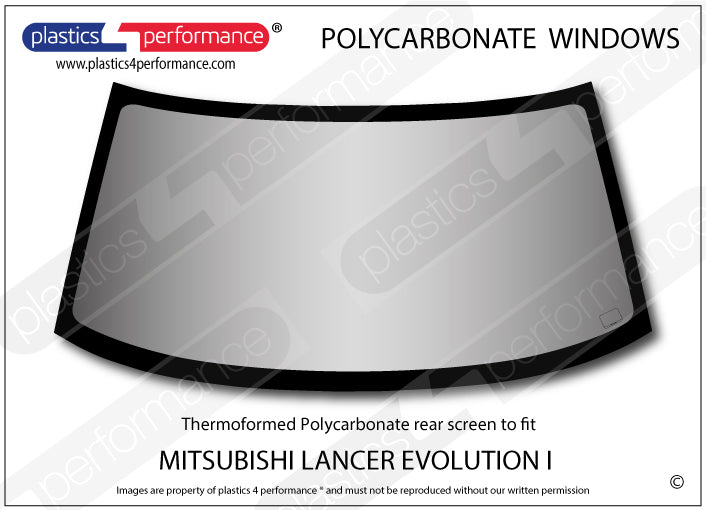 Vetri in Policarbonato per Mitsubishi Lancer Evo 1 (I)