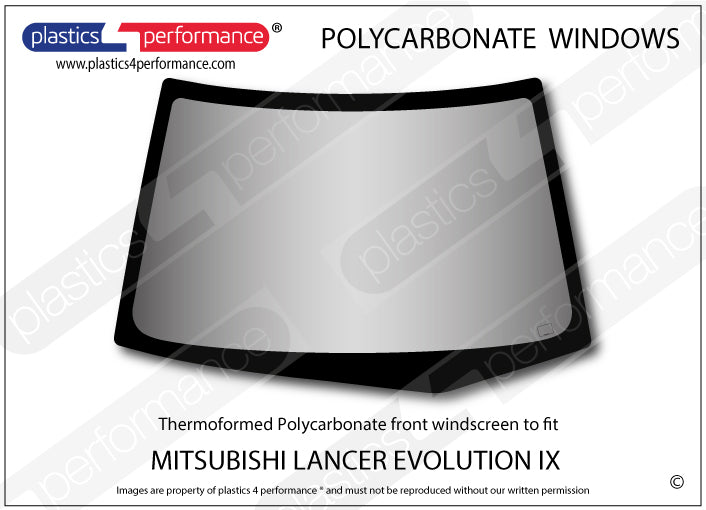 Carica immagine in Galleria Viewer, Vetri in Policarbonato per Mitsubishi Lancer Evo 9 (IX)
