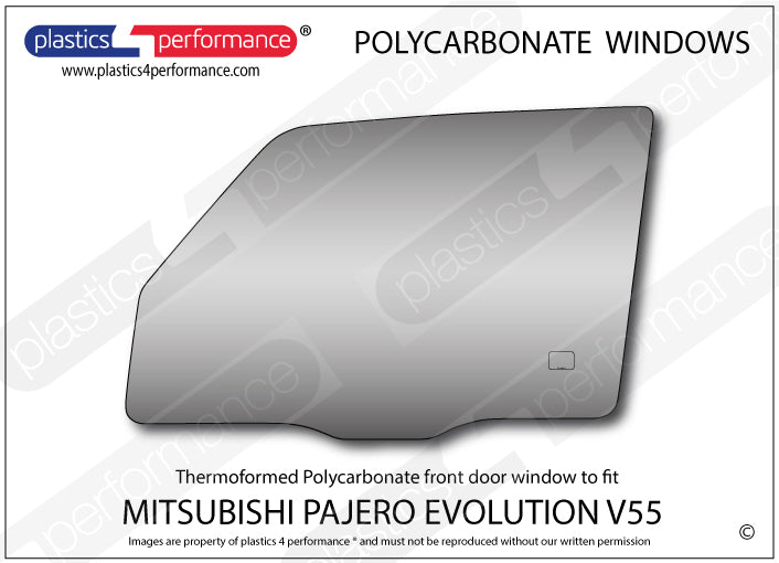 Carica immagine in Galleria Viewer, Vetri in Policarbonato per Mitsubishi Pajero Evolution V55
