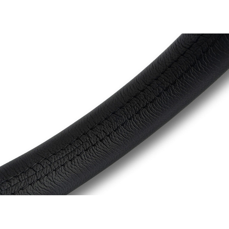 Volante Momo Race 2.0 a Calice (40 mm), Pelle Nera, Razze Antracite - 32 cm