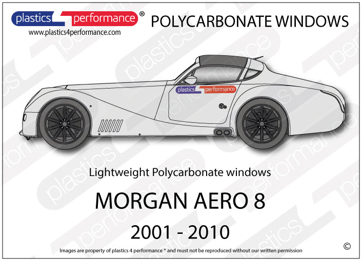 Vetri in Policarbonato per Morgan Aero 8 Coupé