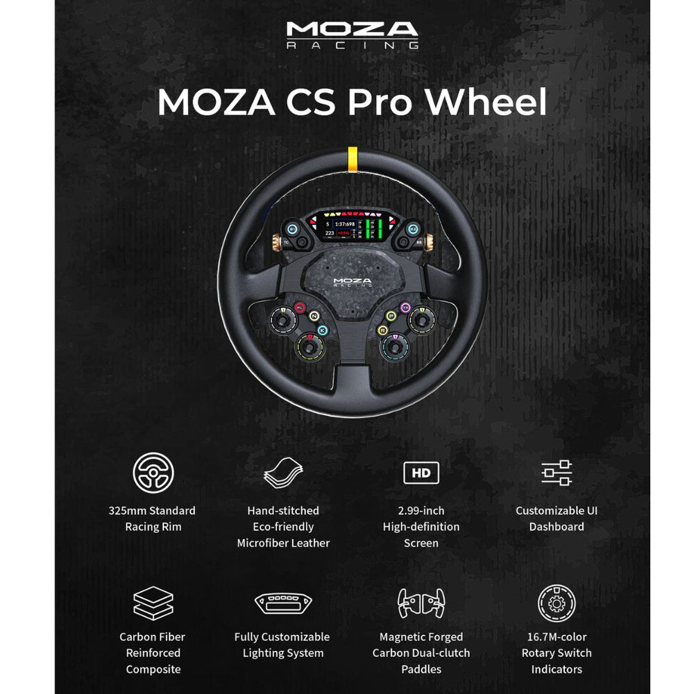 Volante sim racing Moza CS Pro