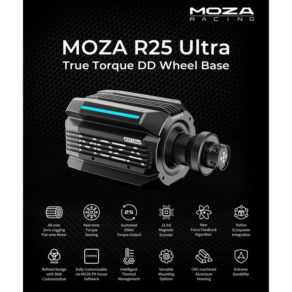 Base Direct Drive Moza R25 Ultra True Torque