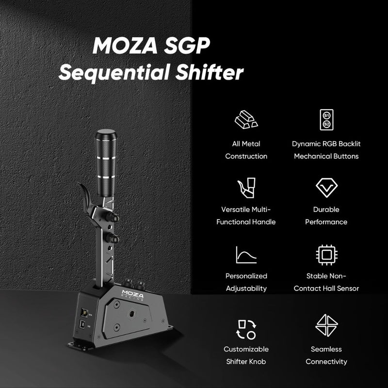 Carica immagine in Galleria Viewer, Shifter sim racing Moza SGP
