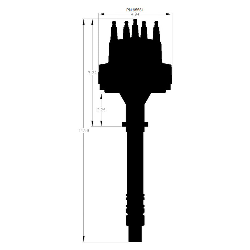 Carica immagine in Galleria Viewer, Spinterogeno MSD Pro-Billet per Motore V8 Chevrolet
