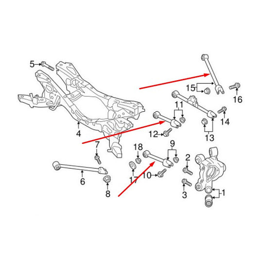Kit Tiranti Posteriori Regolabili Cybul per Mazda MX-5 ND