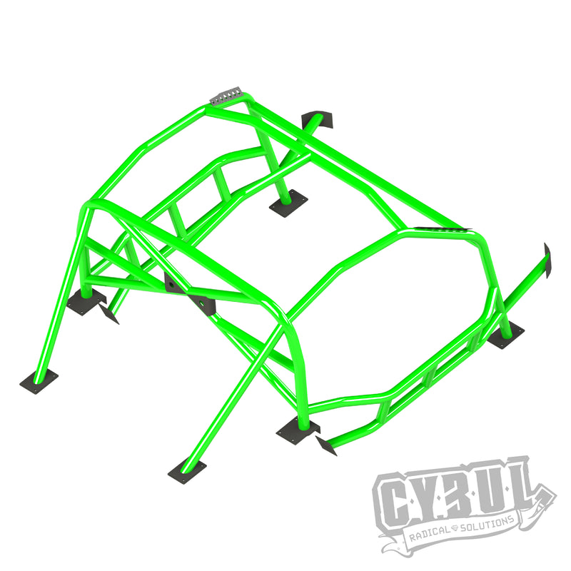 Carica immagine in Galleria Viewer, Roll Bar Multipunto da Saldare Cybul V3 Nascar per Mazda MX-5 NA
