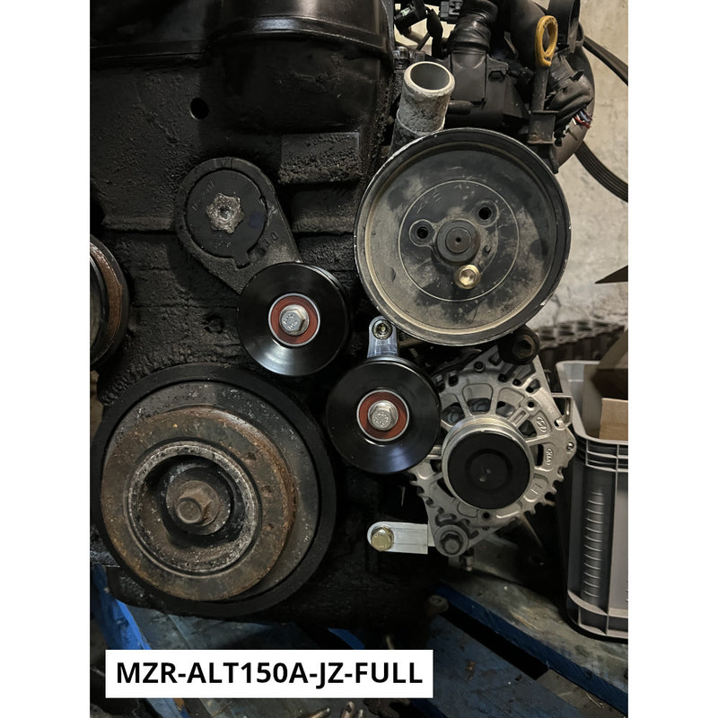 Carica immagine in Galleria Viewer, Kit Eliminazione Aria Condizionata e Servosterzo + Alternatore Borgwarner per 1JZ &amp; 2JZ
