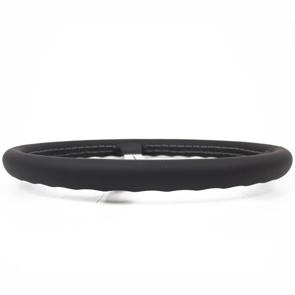 Volante Nardi Classic ND39 Pelle Nera, Razze in Alluminio, Cuciture Grigie, a Calice 30 mm
