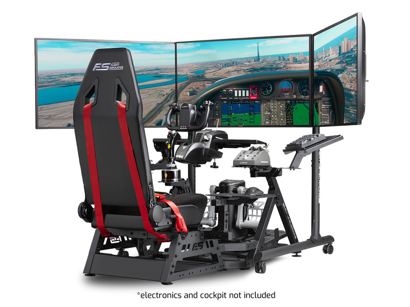 Carica immagine in Galleria Viewer, Supporto triplo schermo a tubo tondo Next Level Racing
