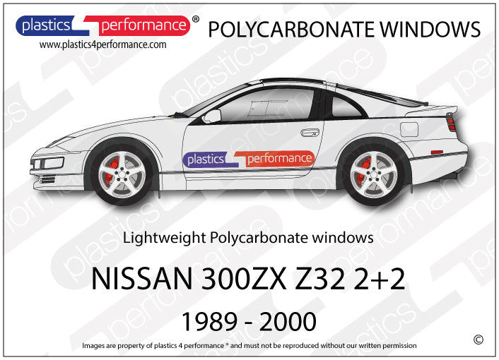 Vetri in Policarbonato per Nissan 300ZX Z32 2+2