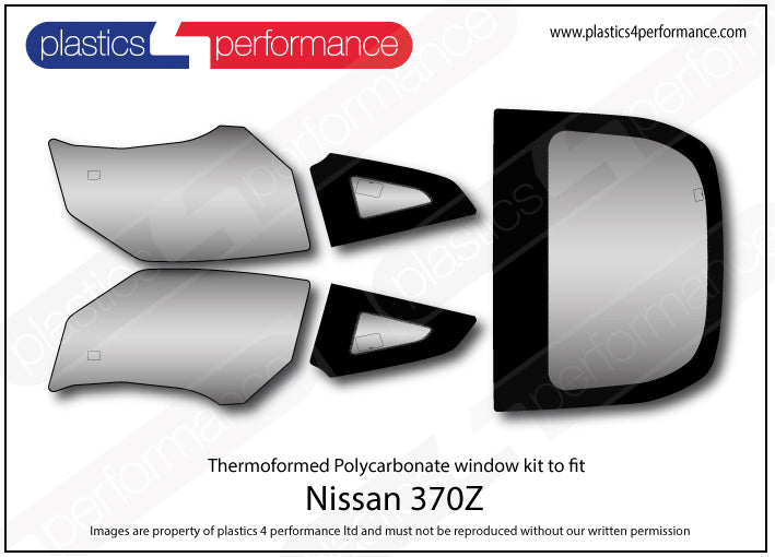 Vetri in Policarbonato per Nissan 370Z