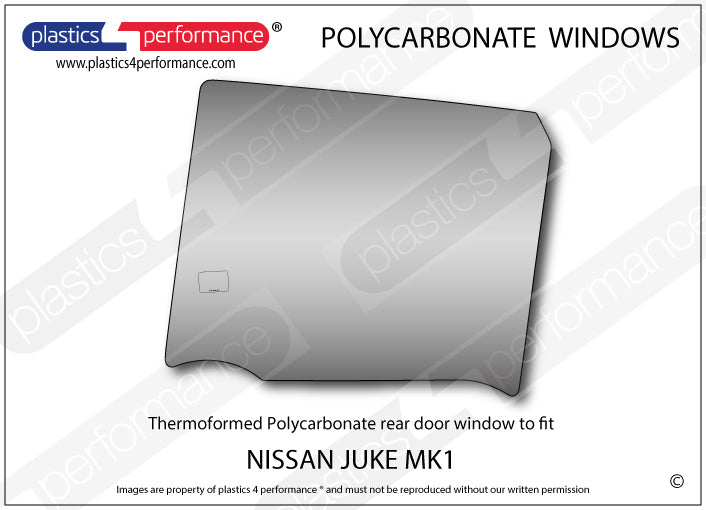 Carica immagine in Galleria Viewer, Vetri in Policarbonato per Nissan Juke F15
