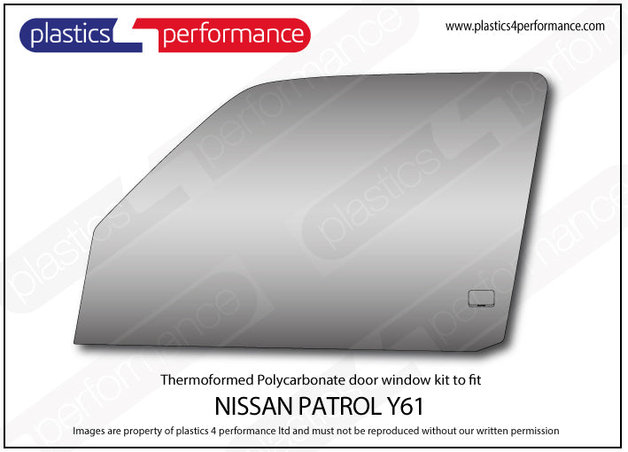 Vetri in Policarbonato per Nissan Patrol Y61