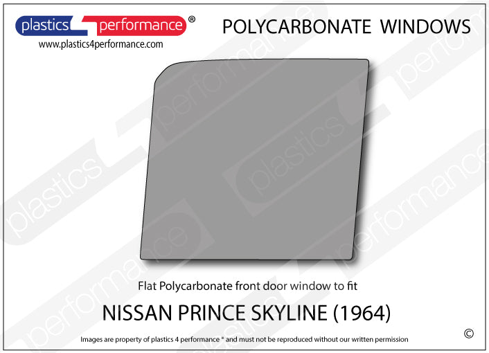 Vetri in Policarbonato per Nissan Prince Skyline GT S54