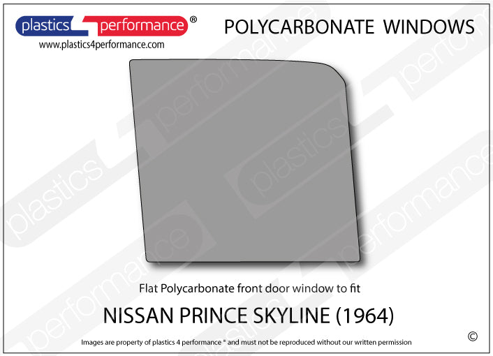 Vetri in Policarbonato per Nissan Prince Skyline GT S54