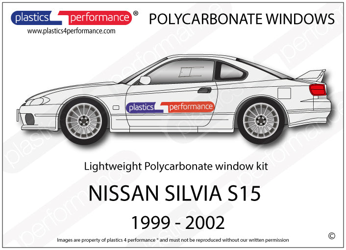 Carica immagine in Galleria Viewer, Vetri in Policarbonato per Nissan Silvia S15
