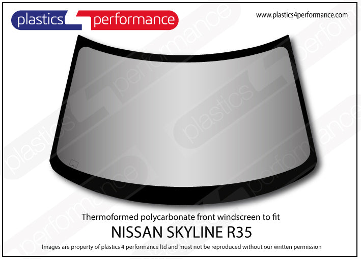 Vetri in Policarbonato per Nissan GT-R R35
