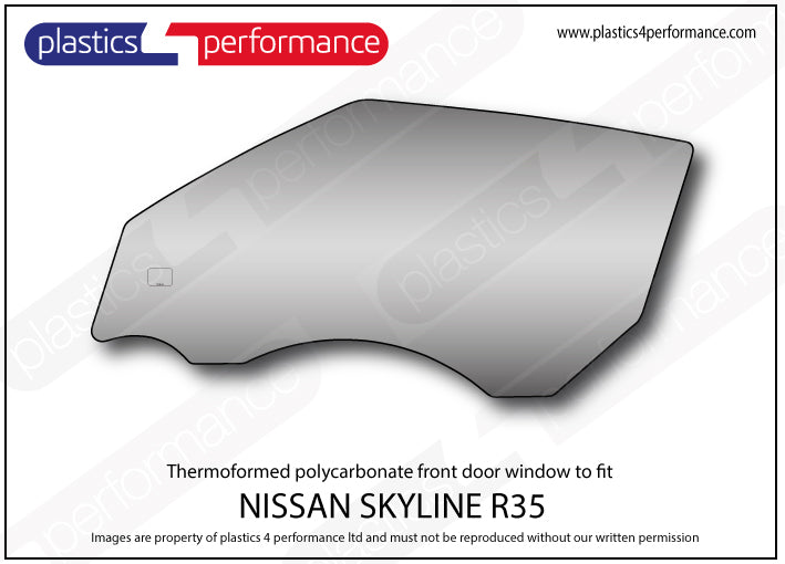 Carica immagine in Galleria Viewer, Vetri in Policarbonato per Nissan GT-R R35
