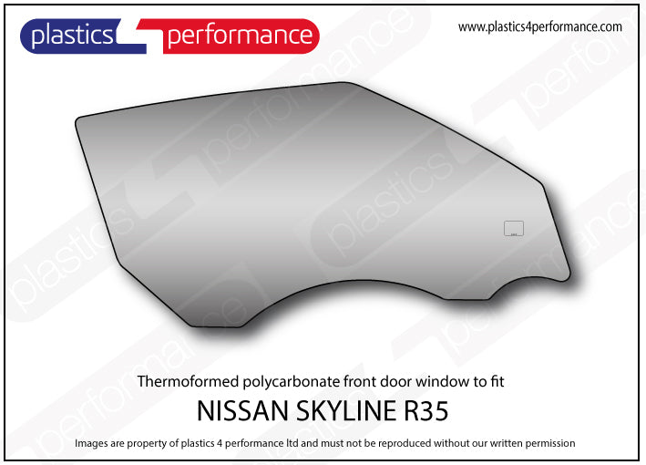 Vetri in Policarbonato per Nissan GT-R R35