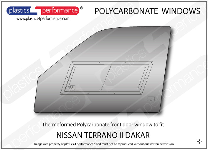 Carica immagine in Galleria Viewer, Vetri in Policarbonato per Nissan Terrano II R20
