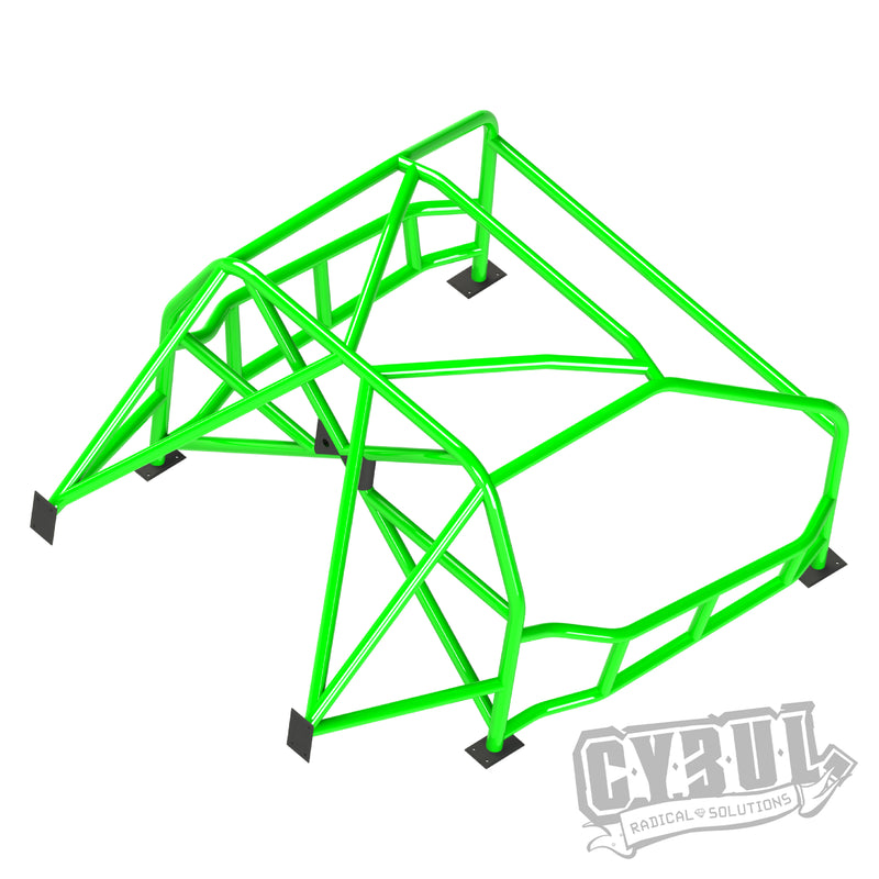 Carica immagine in Galleria Viewer, Roll Bar Multipunto da Saldare Cybul V4 Nascar per Nissan 200SX S13
