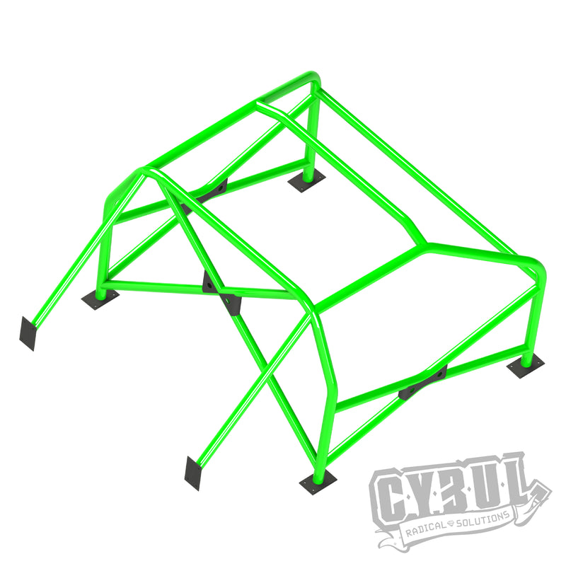 Carica immagine in Galleria Viewer, Roll Bar Multipunto da Saldare Cybul V2 per Nissan 200SX S13

