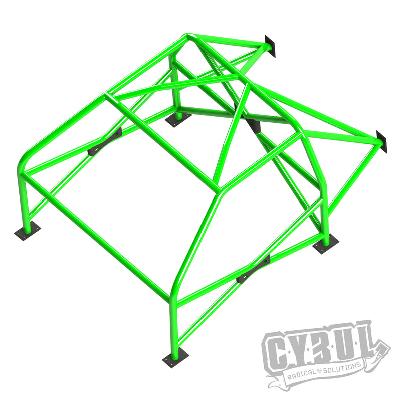 Carica immagine in Galleria Viewer, Roll Bar Multipunto da Saldare Cybul V4 per Nissan 200SX S13
