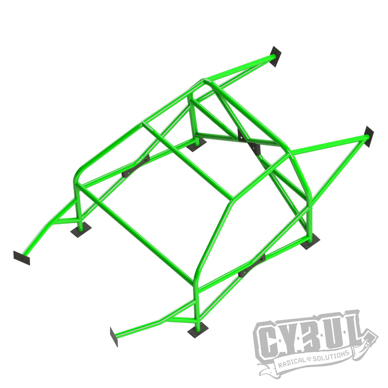 Carica immagine in Galleria Viewer, Roll Bar Multipunto da Saldare Cybul V3 per Nissan 200SX S14
