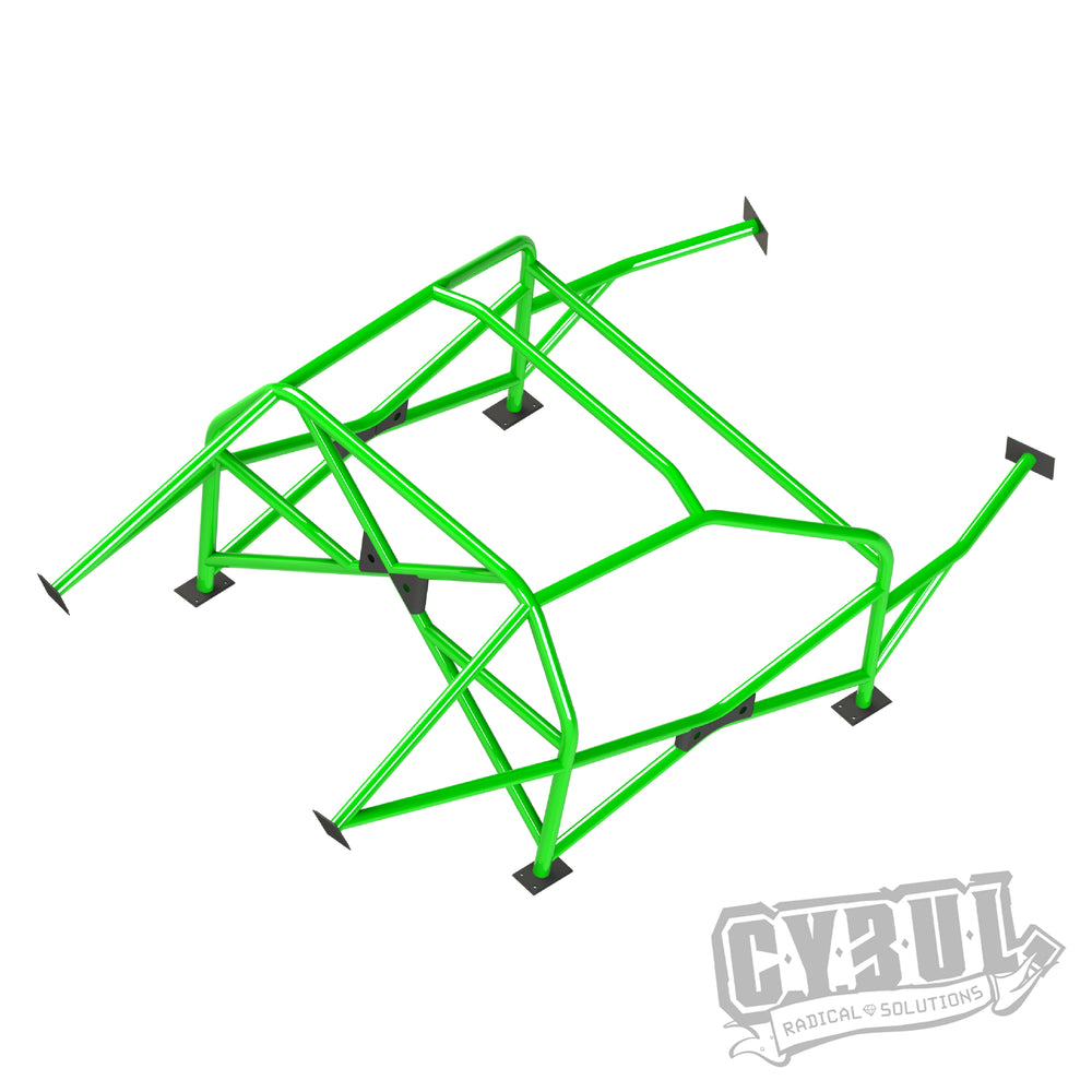 Roll Bar Multipunto da Saldare Cybul V3 per Nissan 200SX S14