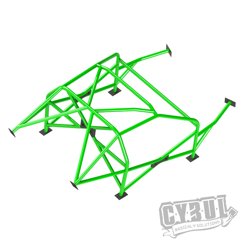 Carica immagine in Galleria Viewer, Roll Bar Multipunto da Saldare Cybul V4 per Nissan 200SX S14
