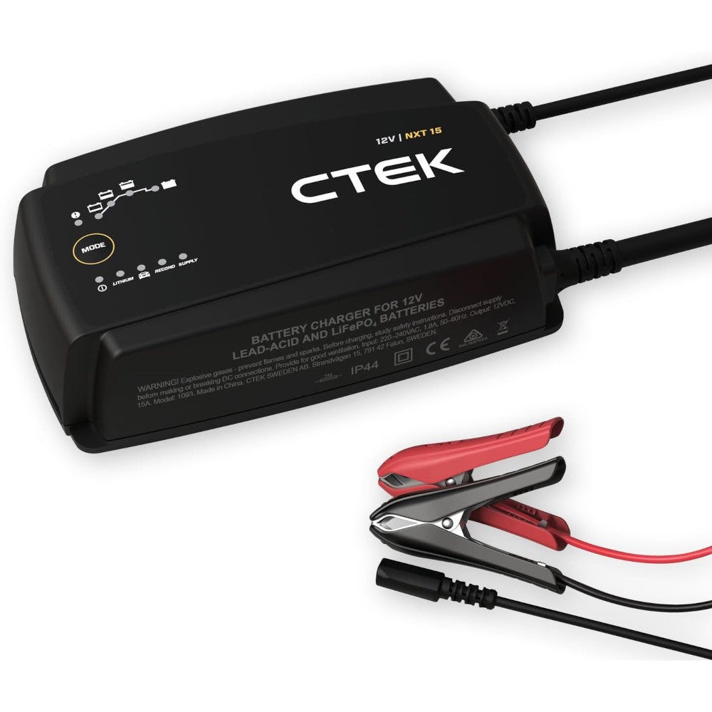 Alimentatore e Caricabatterie CTEK NXT 15 (Piombo-Acido & Litio 15A 13.6V)