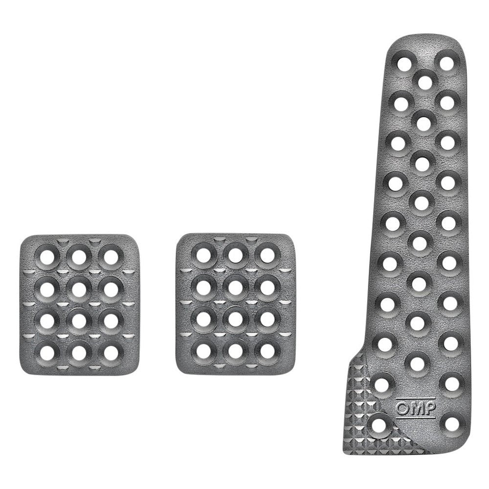 Pedali OMP Antiscivolo in Alluminio, Acceleratore Lungo