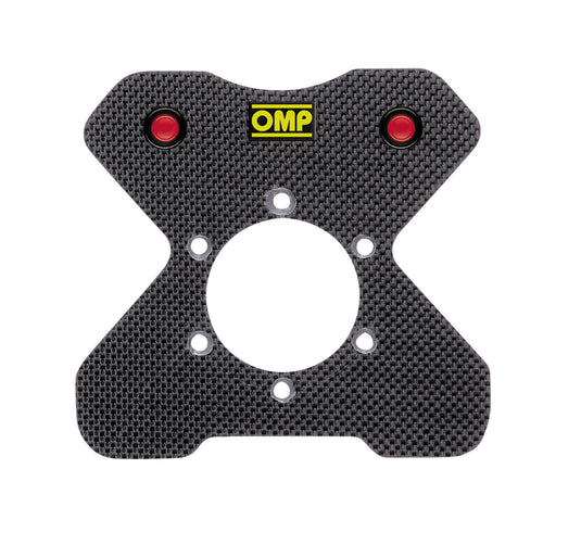 Piastra Volante OMP 4 Pulsanti in Carbonio
