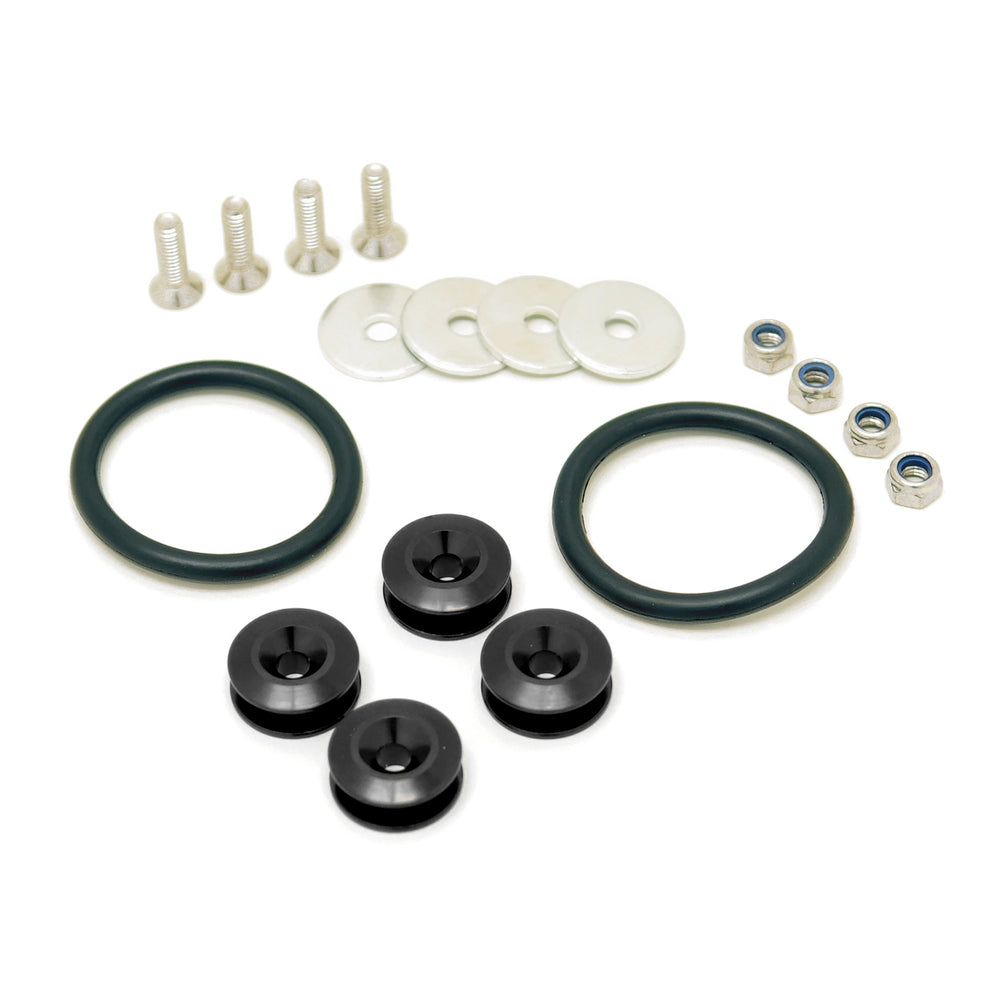 Kit Elastici di Fissaggio Rapido per Paraurti, Neri