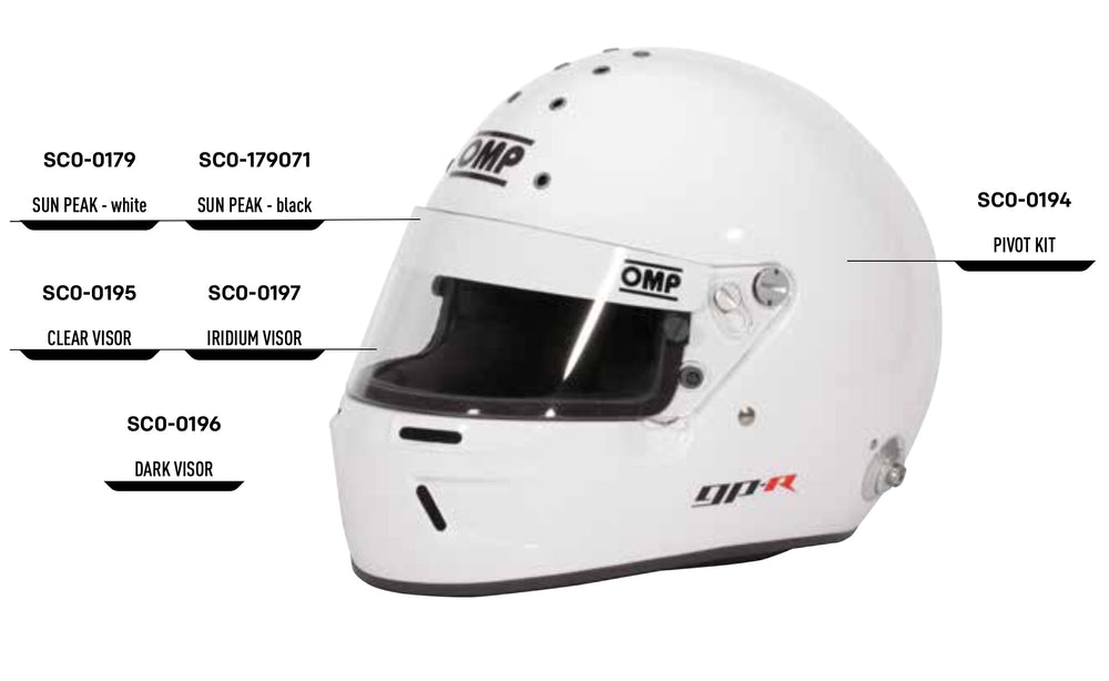Accessori per casco OMP GP-R